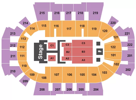 DUDE PERFECT Seating Map Seating Chart