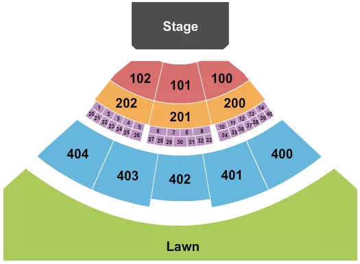 ENDSTAGE Seating Map Seating Chart