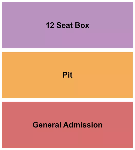 GA PIT BOX Seating Map Seating Chart