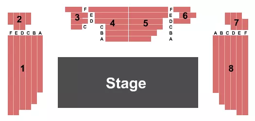FESTIVAL STAGE ALABAMA SHAKESPEARE FESTIVAL OCTAGON Seating Map Seating Chart