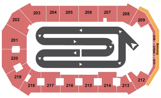ARENACROSS Seating Map Seating Chart