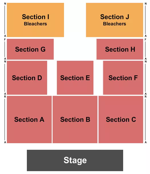ENDSTAGE 3 Seating Map Seating Chart