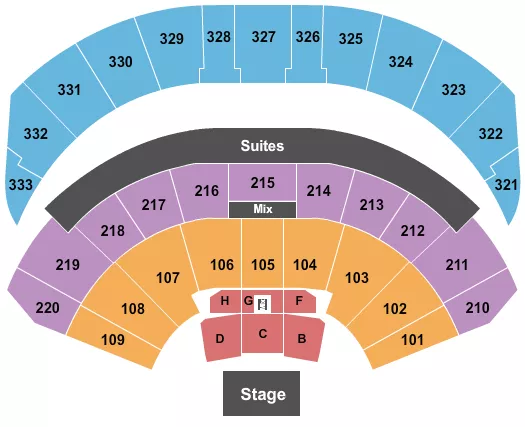 ENDSTAGE 2 Seating Map Seating Chart