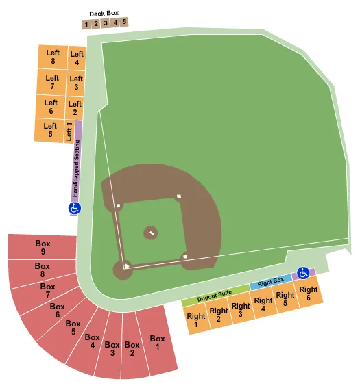 FIRSTENERGY STADIUM READING BASEBALL Seating Map Seating Chart