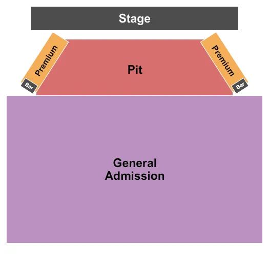 GA GA PIT Seating Map Seating Chart