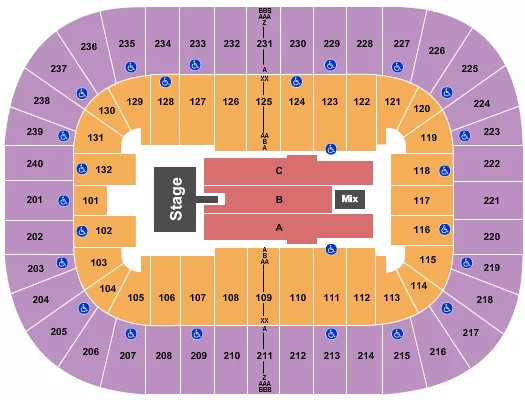 85 SOUTH Seating Map Seating Chart