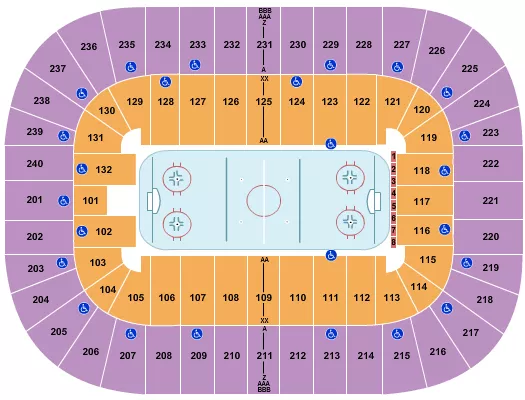 HOCKEY 2 Seating Map Seating Chart