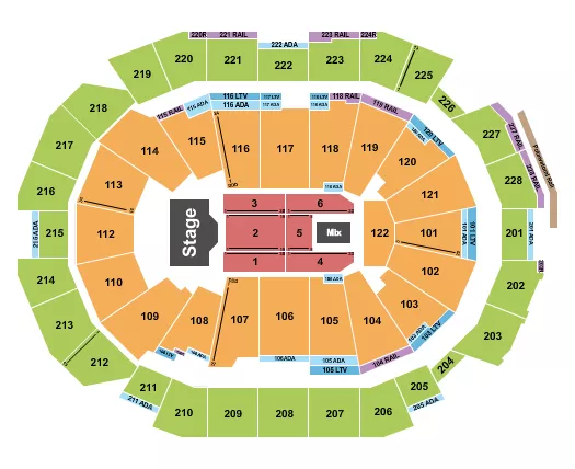 KOE WETZEL Seating Map Seating Chart