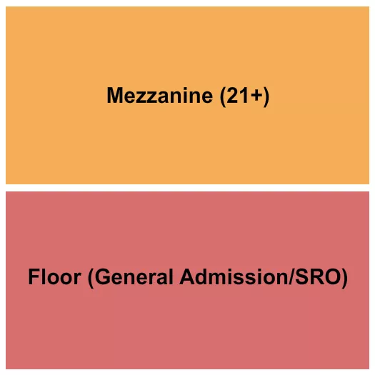FLOOR MEZZ Seating Map Seating Chart