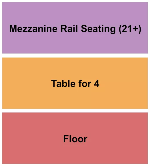 FLOOR TABLE MEZZ Seating Map Seating Chart