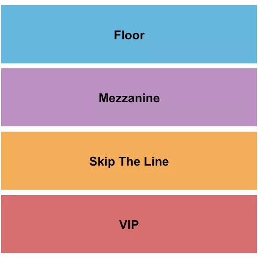 FLOOR MEZZ SKIP VIP Seating Map Seating Chart