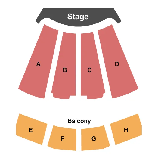END STAGE Seating Map Seating Chart