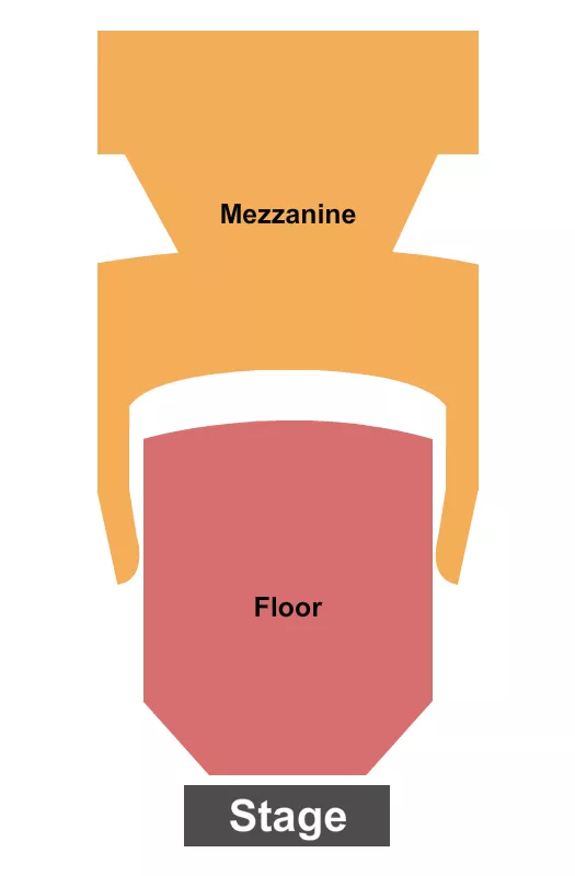 GA FLR GA MEZZ Seating Map Seating Chart