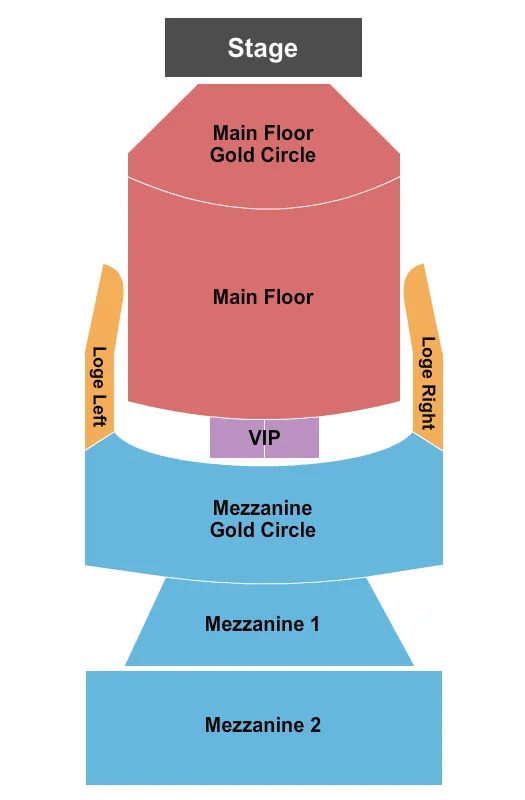 ENDSTAGE 2 Seating Map Seating Chart