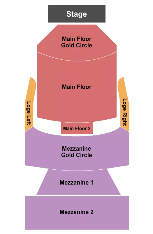 ENDSTAGE 3 Seating Map Seating Chart