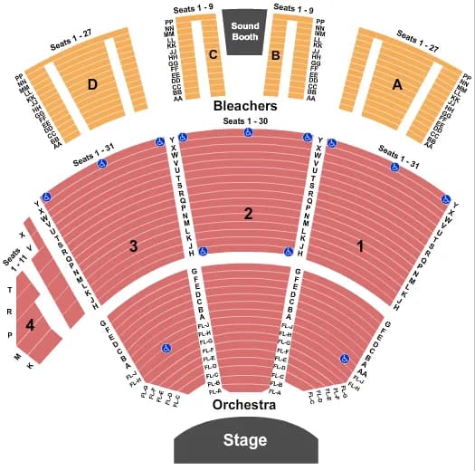 ENDSTAGE 2 Seating Map Seating Chart
