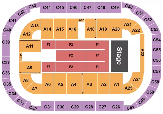 ENDSTAGE FLOOR 2 Seating Map Seating Chart