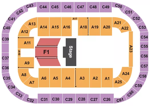 HALFHOUSE RSV Seating Map Seating Chart