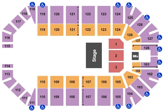 HALF HOUSE 2 Seating Map Seating Chart