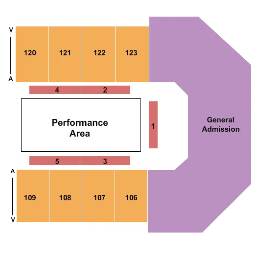 HORSES Seating Map Seating Chart