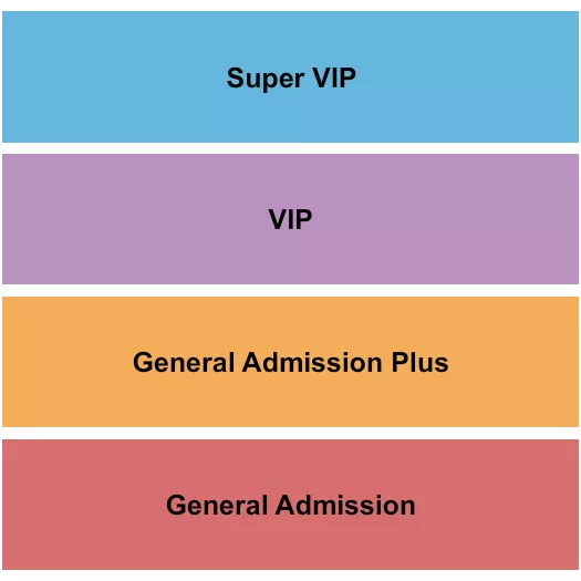GA GA VIP SUPER VIP Seating Map Seating Chart