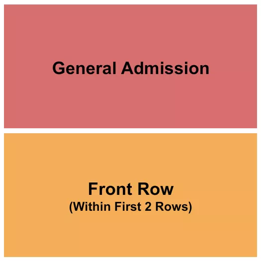 GA FRONT ROW Seating Map Seating Chart