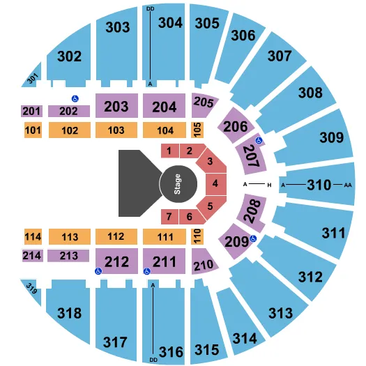 CIRQUE VAREKAI Seating Map Seating Chart