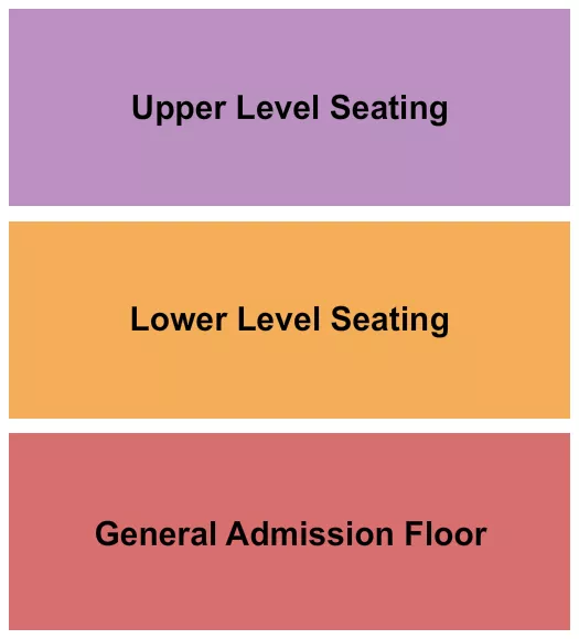 ENDSTAGE GA FLOOR LL UL Seating Map Seating Chart