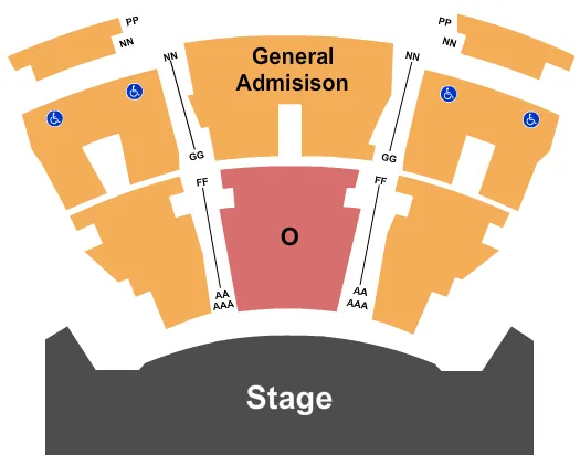 LEGEND IN CONCERT Seating Map Seating Chart