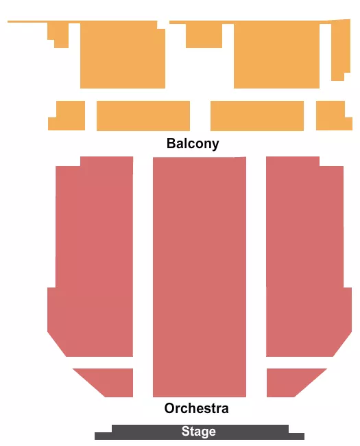 FOX THEATRE HUTCHINSON END STAGE Seating Map Seating Chart