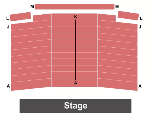 END STAGE Seating Map Seating Chart