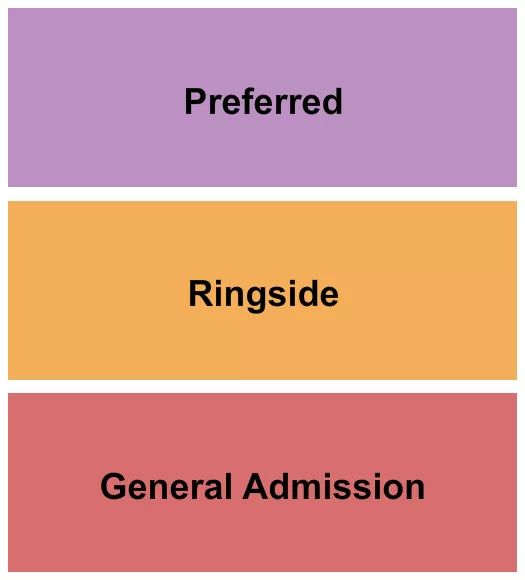 GA RINGSIDE PREFERRED Seating Map Seating Chart