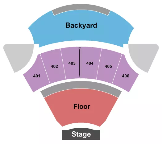 ENDSTAGE GA Seating Map Seating Chart