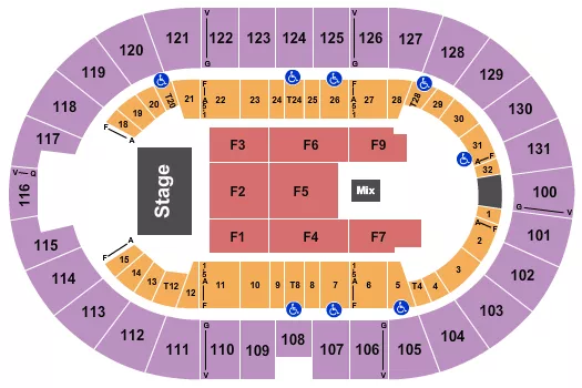 BANDA MS 2 Seating Map Seating Chart