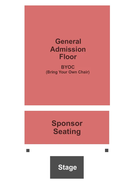 ENDSTAGE GA Seating Map Seating Chart