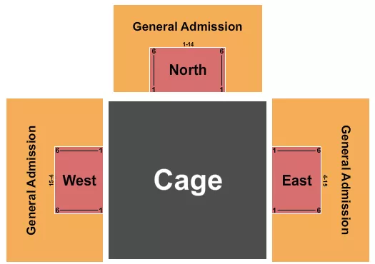 WRESTLING Seating Map Seating Chart