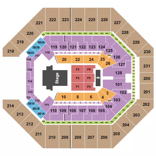 J HOPE Seating Map Seating Chart