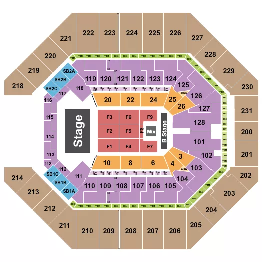 RICARDO ARJONA Seating Map Seating Chart