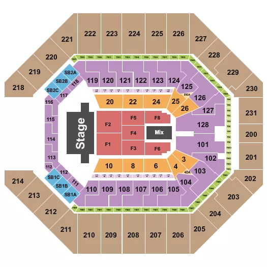 TSO Seating Map Seating Chart