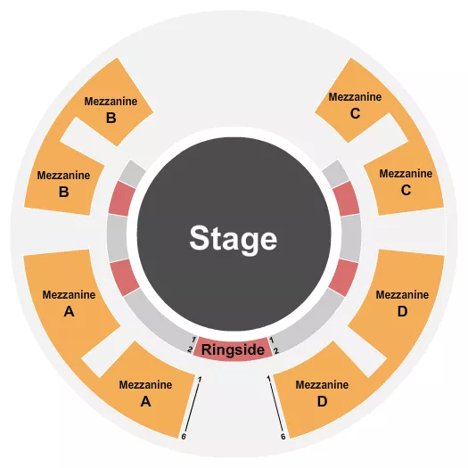 CIRQUE MACEO Seating Map Seating Chart