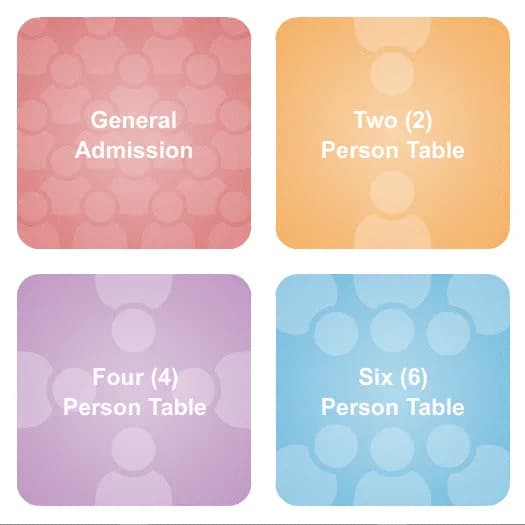 FUNNY BONE COMEDY CLUB TOLEDO TABLE SEATING INTERACTIVE Seating Map Seating Chart