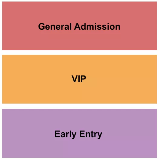 GA VIP EARLY ENTRY Seating Map Seating Chart