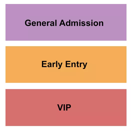 GA EARLY VIP Seating Map Seating Chart