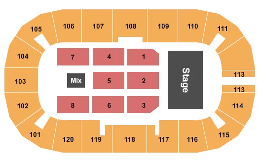 ROCK OF AGES Seating Map Seating Chart