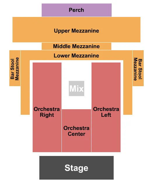 ENDSTAGE 4 Seating Map Seating Chart