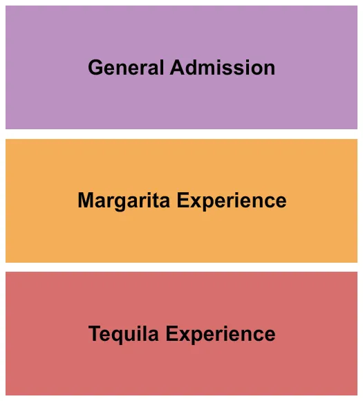 TEQUILA FESTIVAL Seating Map Seating Chart