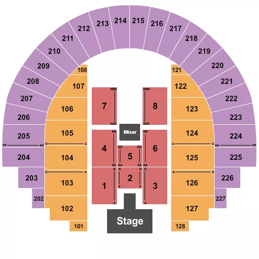 JON PARDI Seating Map Seating Chart