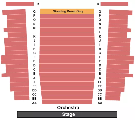 ENDSTAGE 3 Seating Map Seating Chart