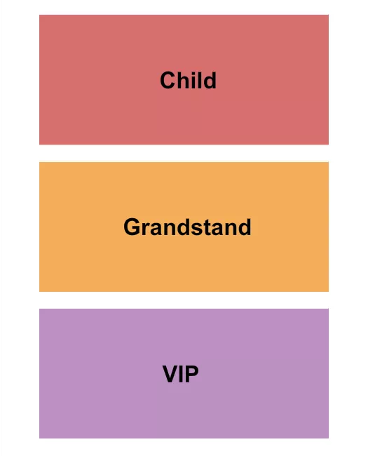 CHILD GRANDSTANDS VIP Seating Map Seating Chart