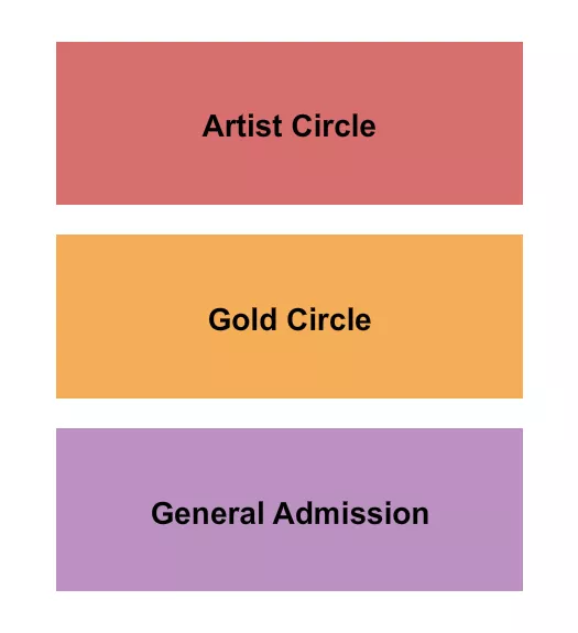 GA ARTIST GOLD Seating Map Seating Chart